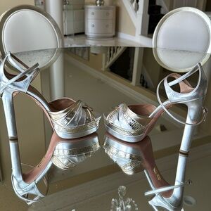 Aquazzura platform heels. Worn but very good condition